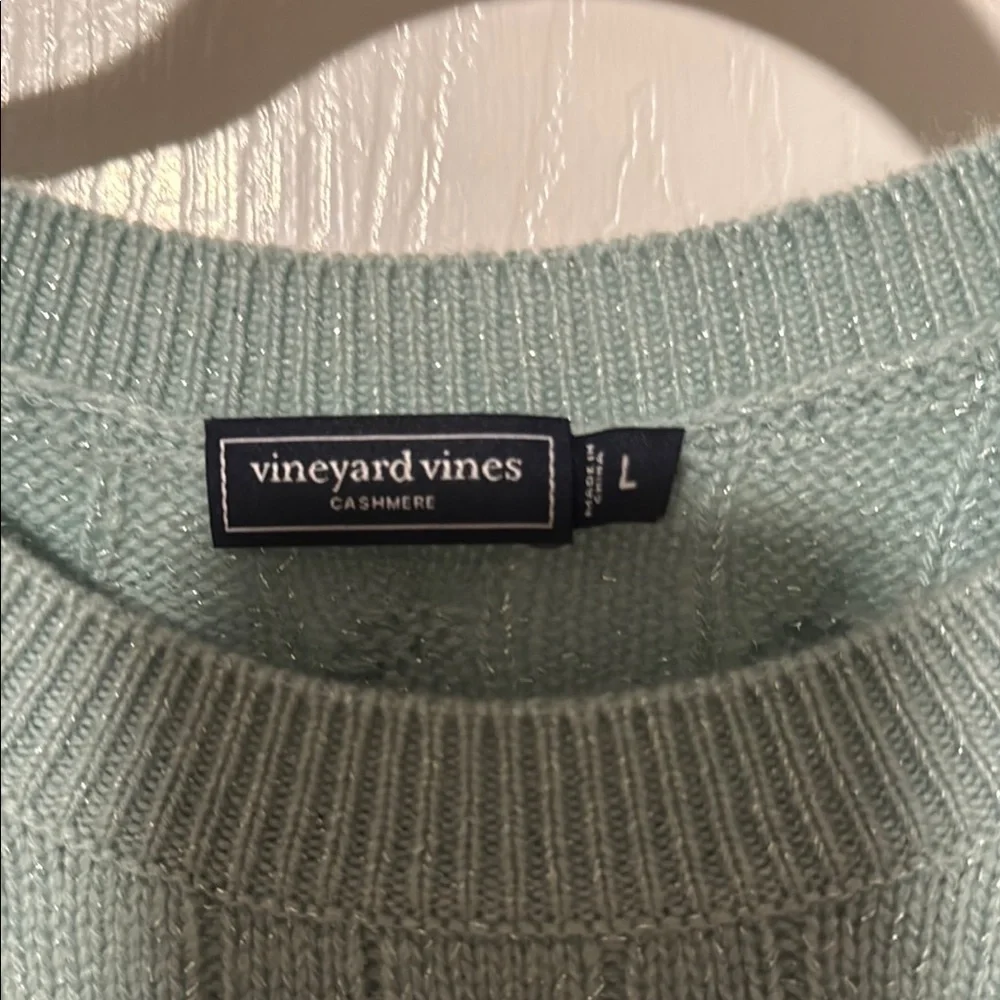 Vineyard Vines Men's Crewneck Sweater - Light Blue - Picture 5 of 5